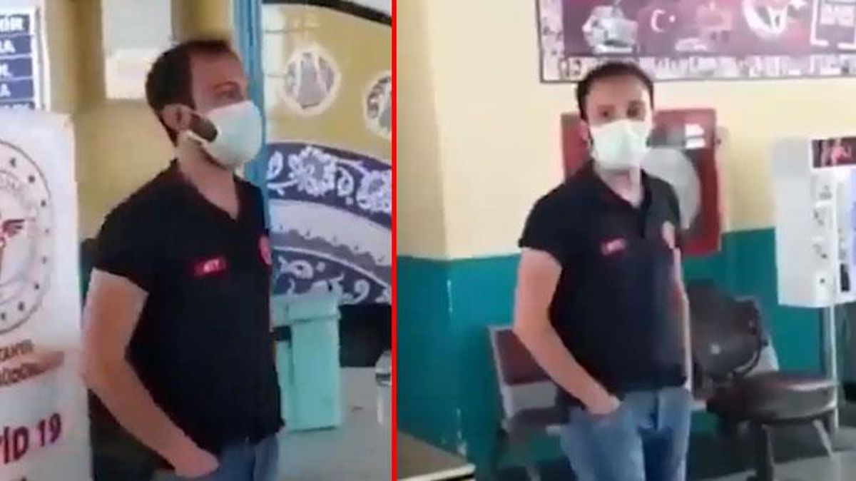 Otogardaki sağlık personeli ortama uydu, 'Gel gel Sinovac Sinovac, Biontech Biontech' diye bağırdı