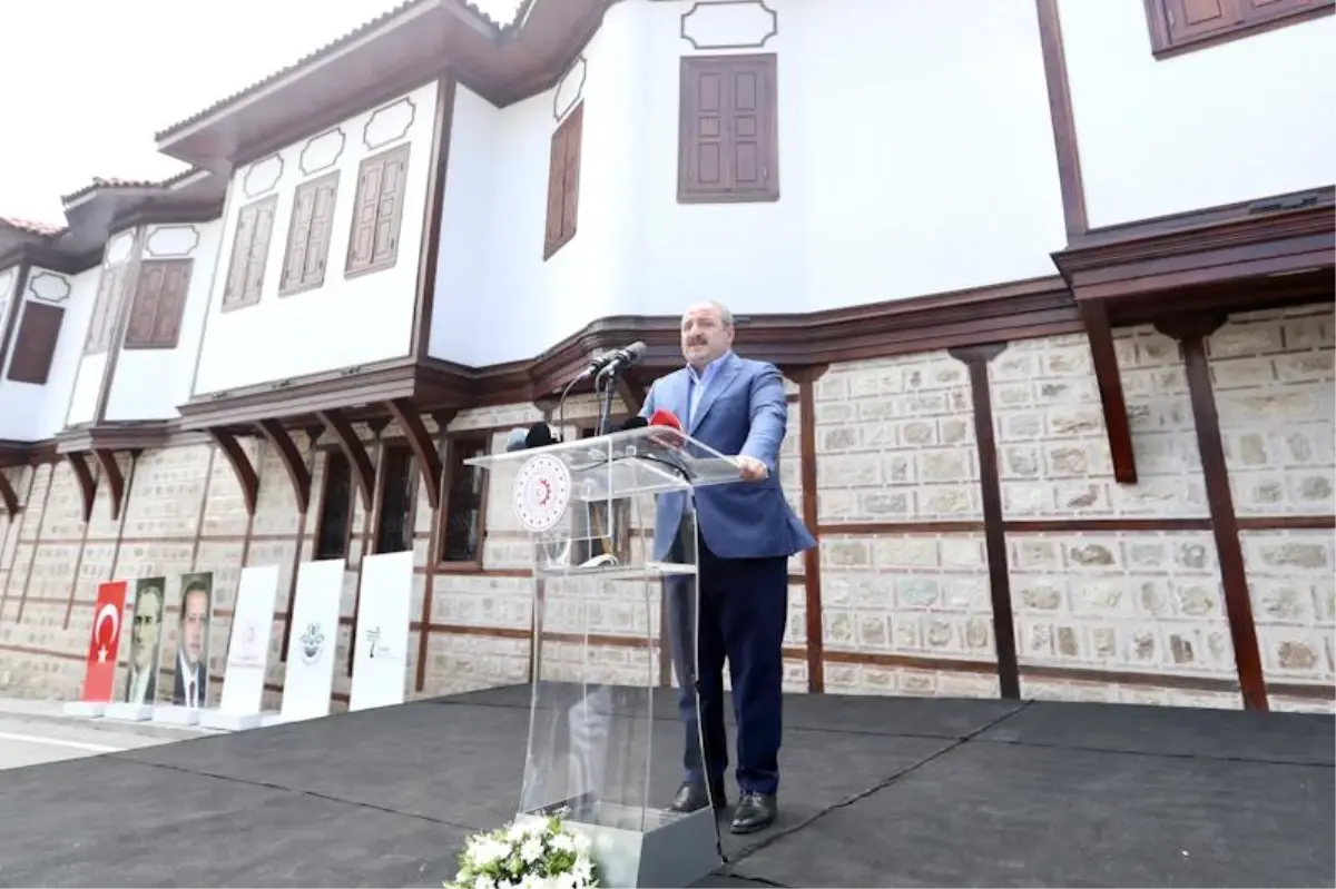 Sanayi ve Teknoloji Bakanı Varank, Edirne Necmi İğe Evi Etnografya Müzesi'nin Açılışına Katılarak Konuşma Yaptı