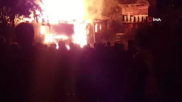 Yangın sırasında tüp patladı: 3 kişi yaralandı