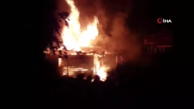 Yangın sırasında tüp patladı: 3 kişi yaralandı