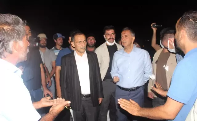 Adıyaman'da kapalı olan yol 12 saat sonra açıldı
