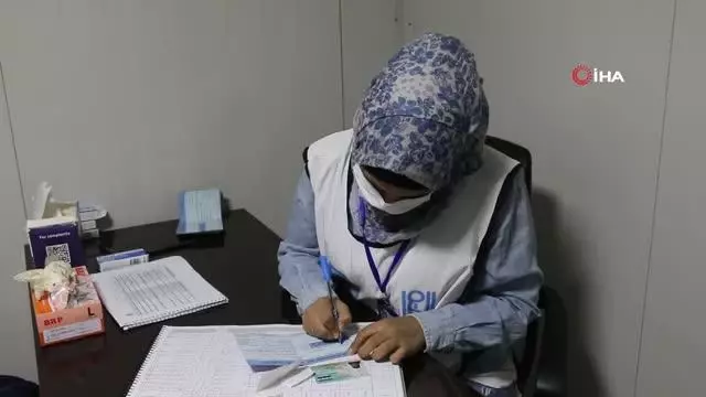 Afrin'de Covid-19'a karşı aşılama çalışmaları devam ediyor