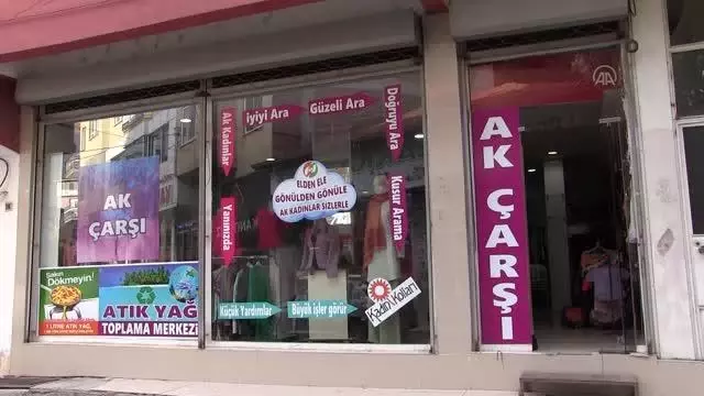 AK Parti Osmancık Kadın Kolları, ihtiyaç sahiplerinin ücretsiz yararlanacağı 'giyim mağazası' açtı