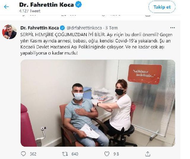 bakan koca nin fotografini paylastigi serpil 10 14245416 o