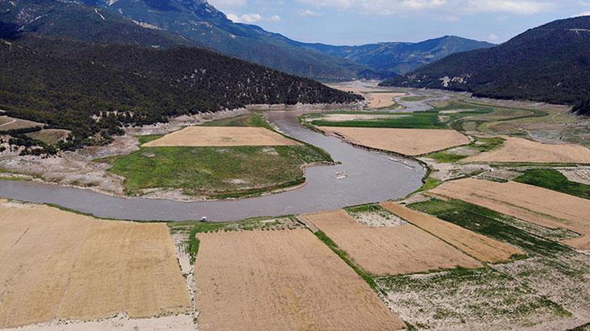 Bir zamanlar balık tutulan Altınkaya Barajı tarım arazisine dönüştü