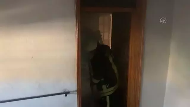 Depo yangını söndürüldü