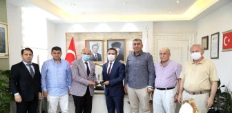 Ege Erzurumlular Federasyonundan Vali İlhami Aktaş'a Ziyaret