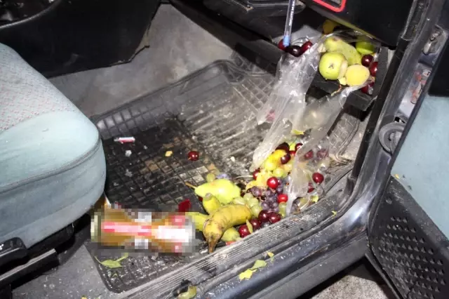 Kamyonete arkadan çarpan alkollü sürücü ölümden döndü