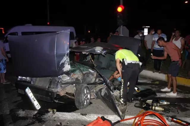 Kamyonete arkadan çarpan alkollü sürücü ölümden döndü