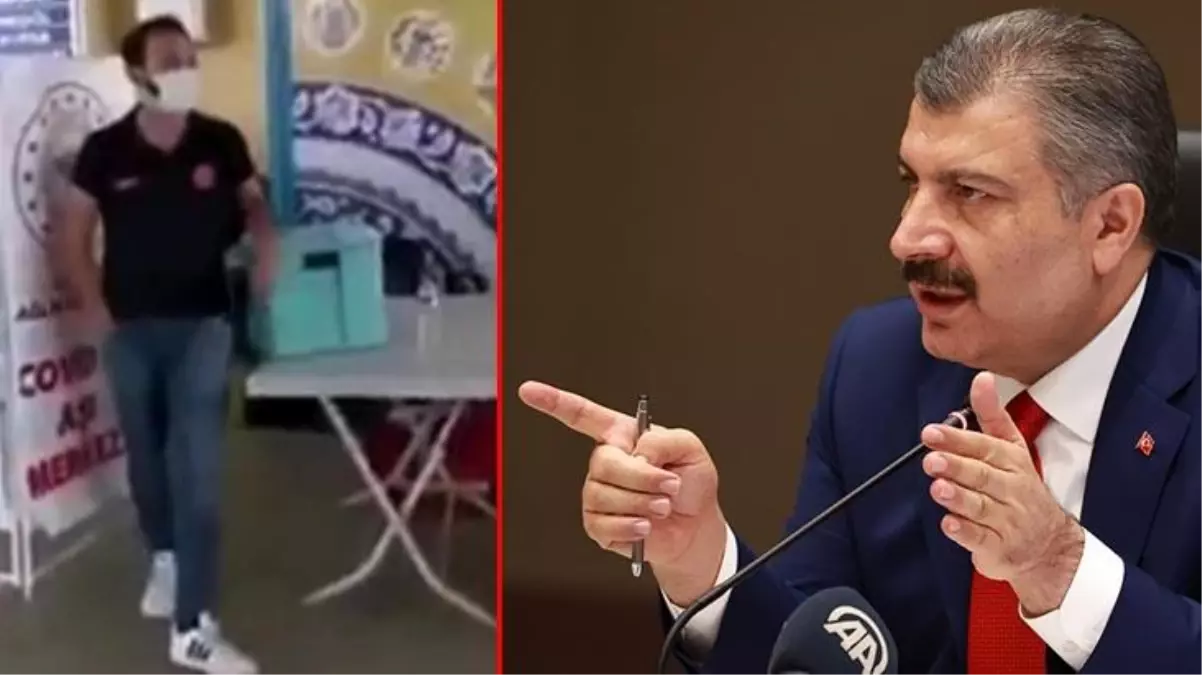 Bakan Koca, otogardaki ilginç aşı davetinde personeline sahip çıktı