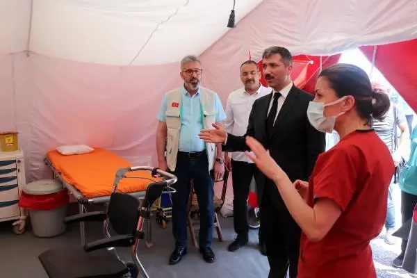 Mobile vaccination center for 'expatriates' at Kapikule Border Gate