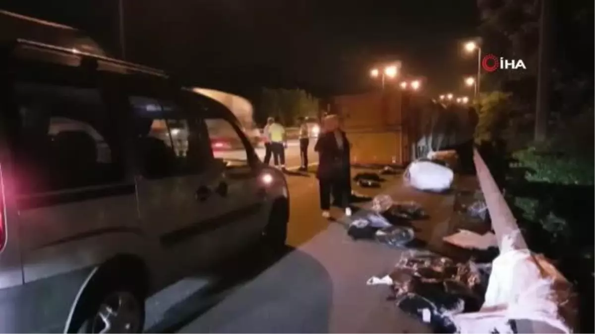 TEM'de tır devrildi: Sıkışarak yaralanan vatandaşı itfaiye kurtardı