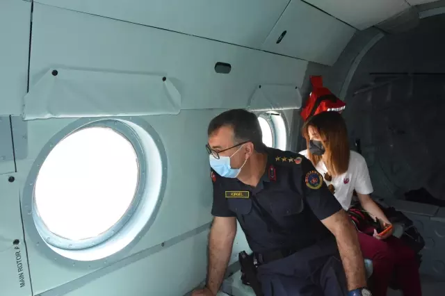 Afyonkarahisar'da havadan trafik denetimi yapıldı