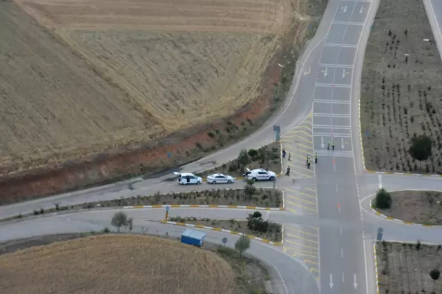 Afyonkarahisar'da havadan trafik denetimi yapıldı