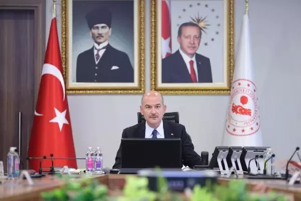 Son dakika haberi | İçişleri Bakanı Soylu başkanlığında değerlendirme toplantısı yapıldı