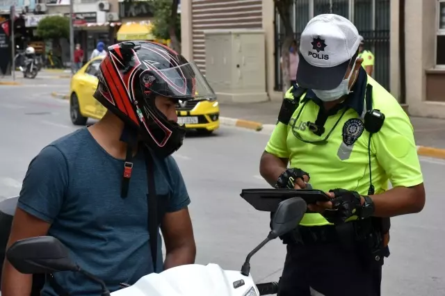Balıkesir polisinden motosiklet denetimi