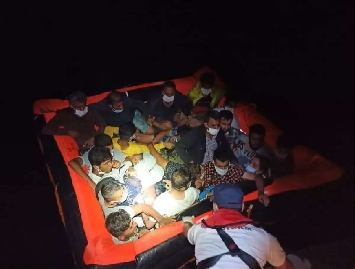 Bodrum açıklarında 37 kaçak göçmen kurtarıldı