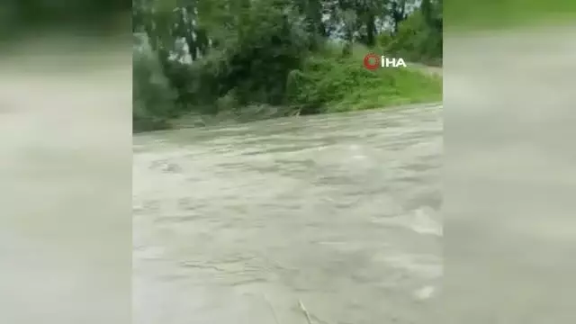 Helallik istedikten sonra nehirde kaybolan gence ait yeni görüntüler ortaya çıktı