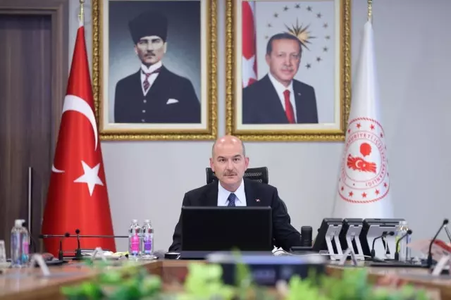 Son dakika haberi | İçişleri Bakanı Soylu başkanlığında değerlendirme toplantısı yapıldı