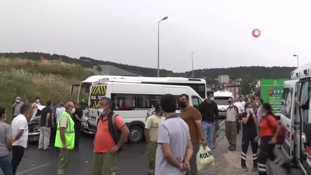 Son dakika haber! Maltepe'de 5 aracın karıştığı zincirleme trafik kazası: 2 yaralı
