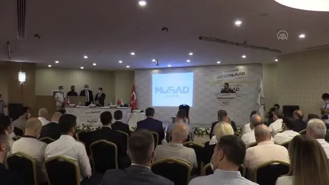 MÜSİAD Genel Başkanı Kaan, derneğin Alanya şubesinin olağan genel kurul toplantısında konuştu