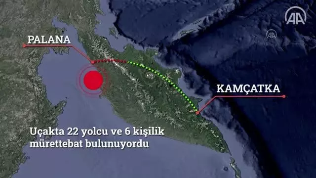 (VİDEO-GRAFİK) MOSKOVA - Rusya'nın Kamçatka bölgesinde AN-26 tipi bir yolcu uçağıyla bağlantı kesildi