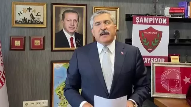 AK Parti Hatay Milletvekili Hüseyin Yayman'dan kentte yaşanan su sorunu ile ilgili açıklama