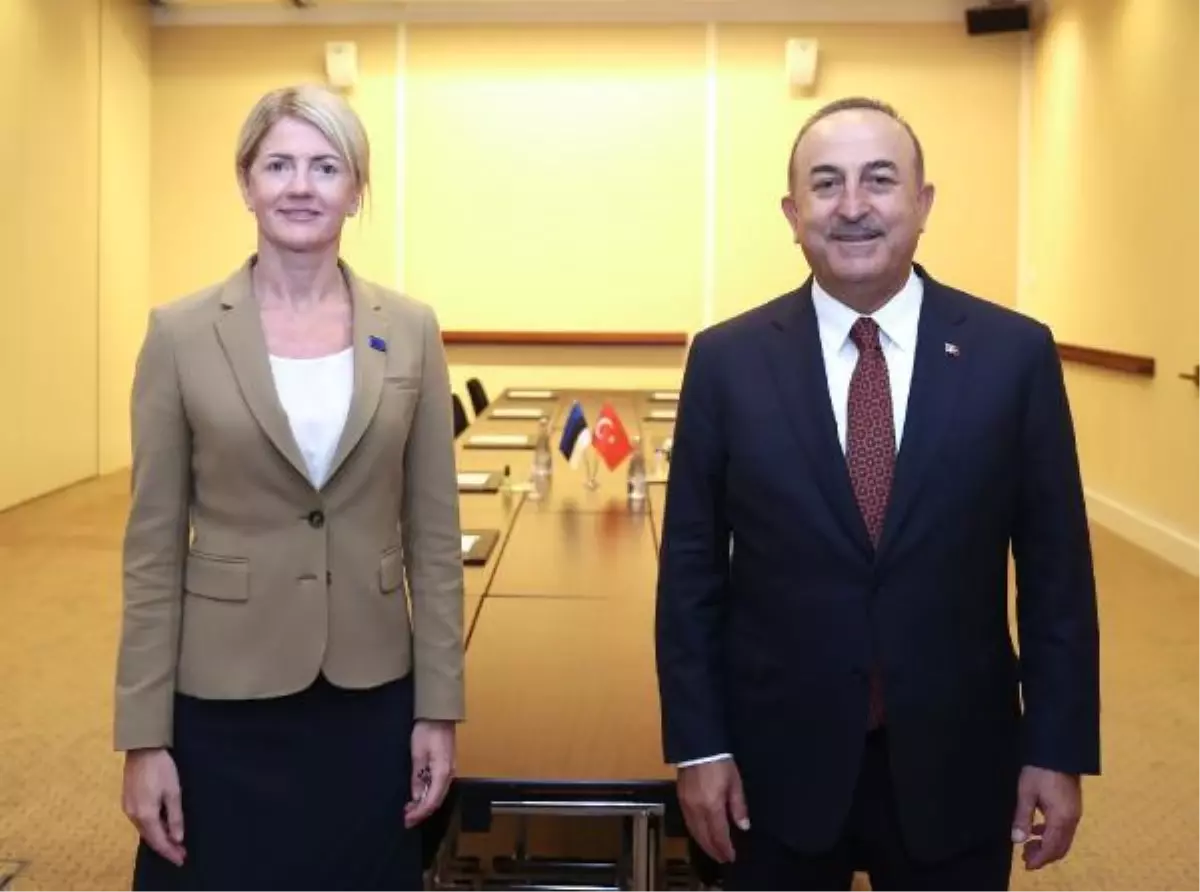 Bakan Çavuşoğlu, Litvanya Dışişleri Bakanı Landsbergis ile görüştü
