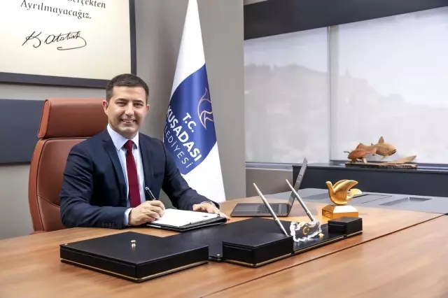 Barış Güvercini Kuşadası'nda
