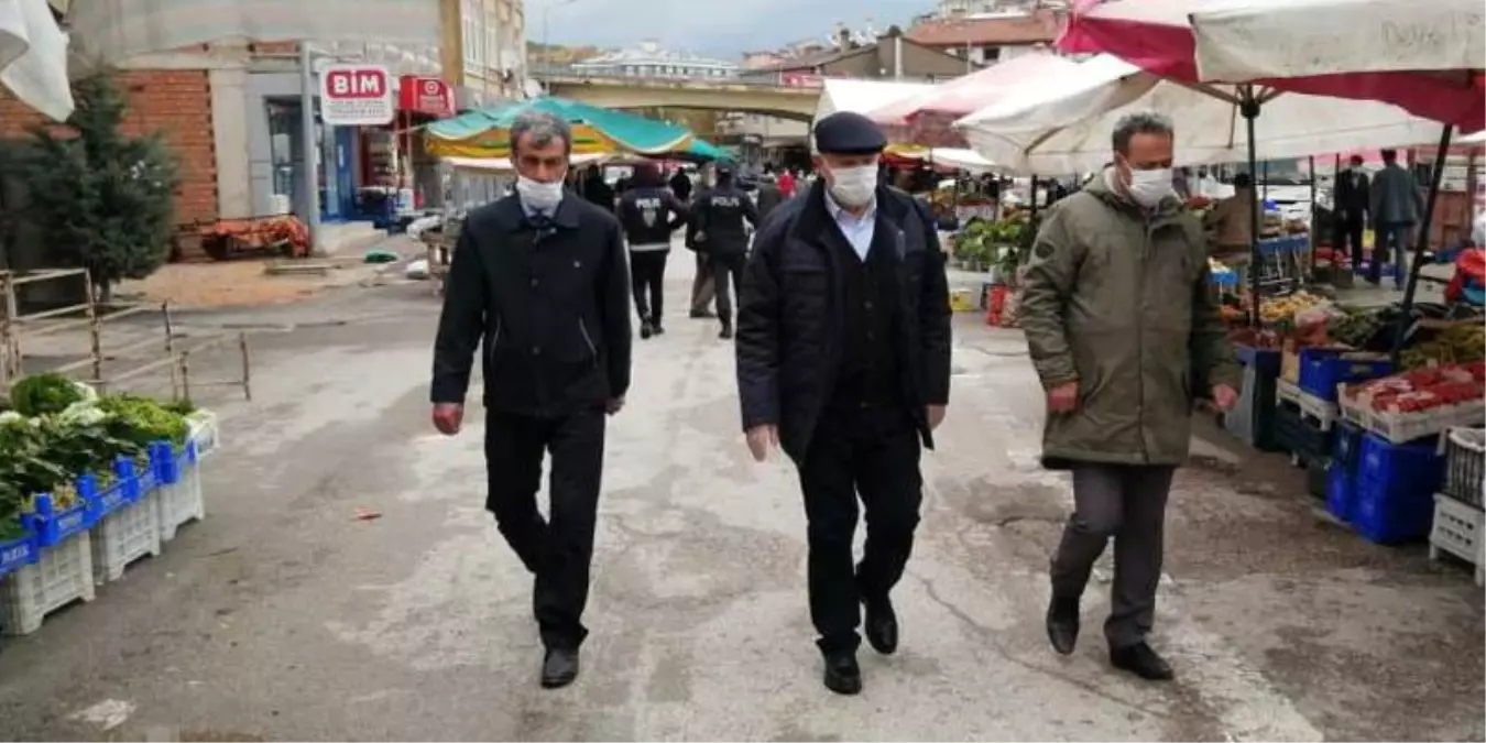 Belediye Başkanımız Halk Pazarında İncelemelerde Bulundu