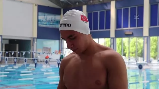 Çocukken abisinin madalyalarına hırslanan milli yüzücü, olimpiyatlarda kulaç atacak