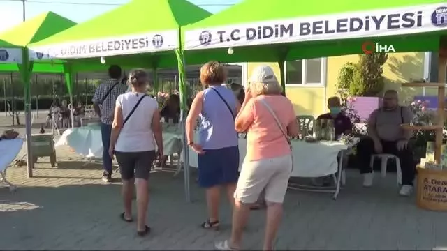 Didim Belediyesi'nin lavanta bahçesi doğal stüdyoya dönüştü