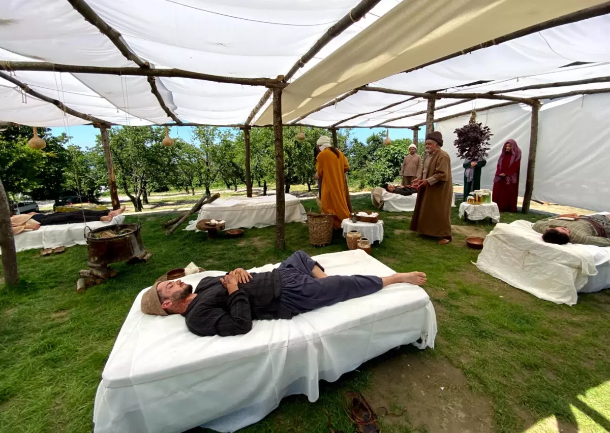 'Osmanlı payitahtı' Bursa'nın tarihi mekanlarını ve doğasını film platosuna dönüştürdüler