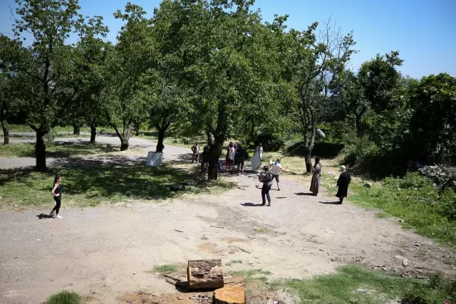 Osmanlı payitahtı Bursa'nın tarihi mekanlarını ve doğasını film platosuna dönüştürdüler