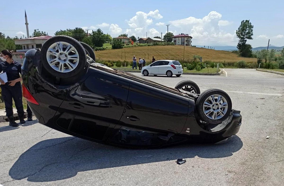 Samsun'da trafik kazası: 2 yaralı