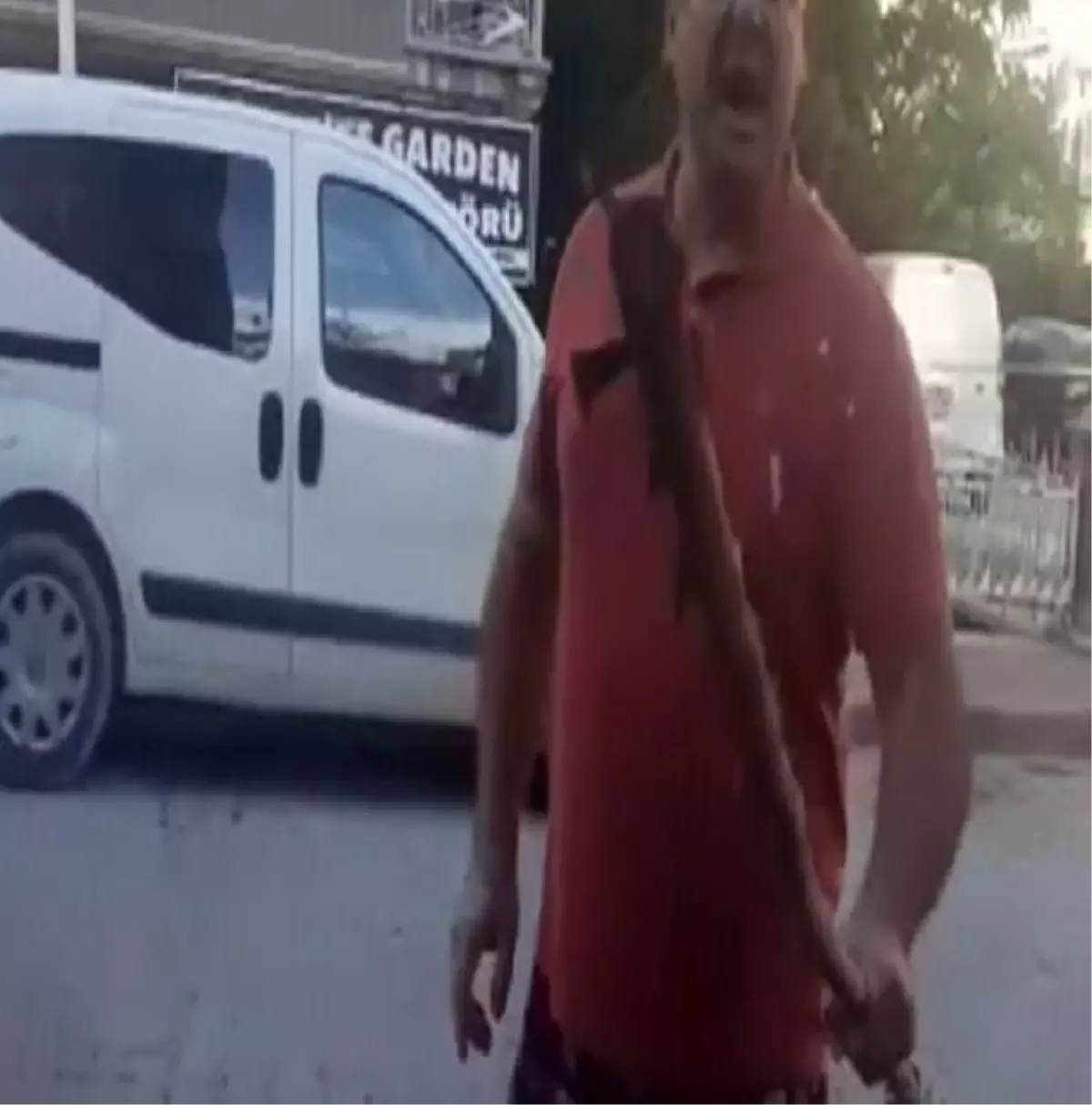 SOKAK KÖPEĞİNİ BESLEYEN HAYVANSEVERE SOPALI TEHDİT