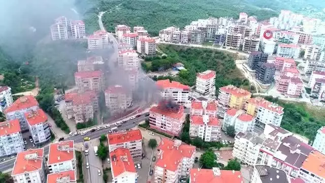 Bursa'da korkutan yangın