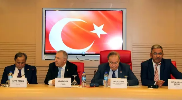 CHP Ekonomi Masası heyeti Giresun'da iş adamlarıyla bir araya geldi