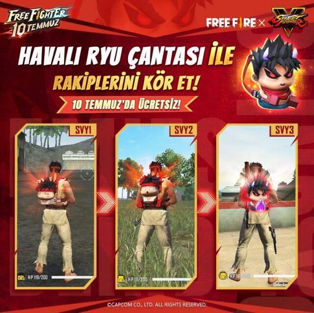 Free Fire'ın Street Fighter V iş birliği 10 Temmuz'da final raunduna giriyor!