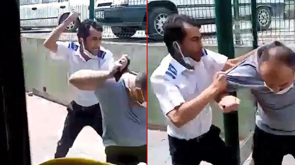 Halk otobüsü şoförü, ineceği durakta durmadığı için üstüne yürüyen yolcuya tekme ve yumruklarla saldırdı