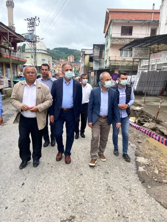 Sel bölgesini gezen Bozkurt'tan açıklama: Devletimiz burada
