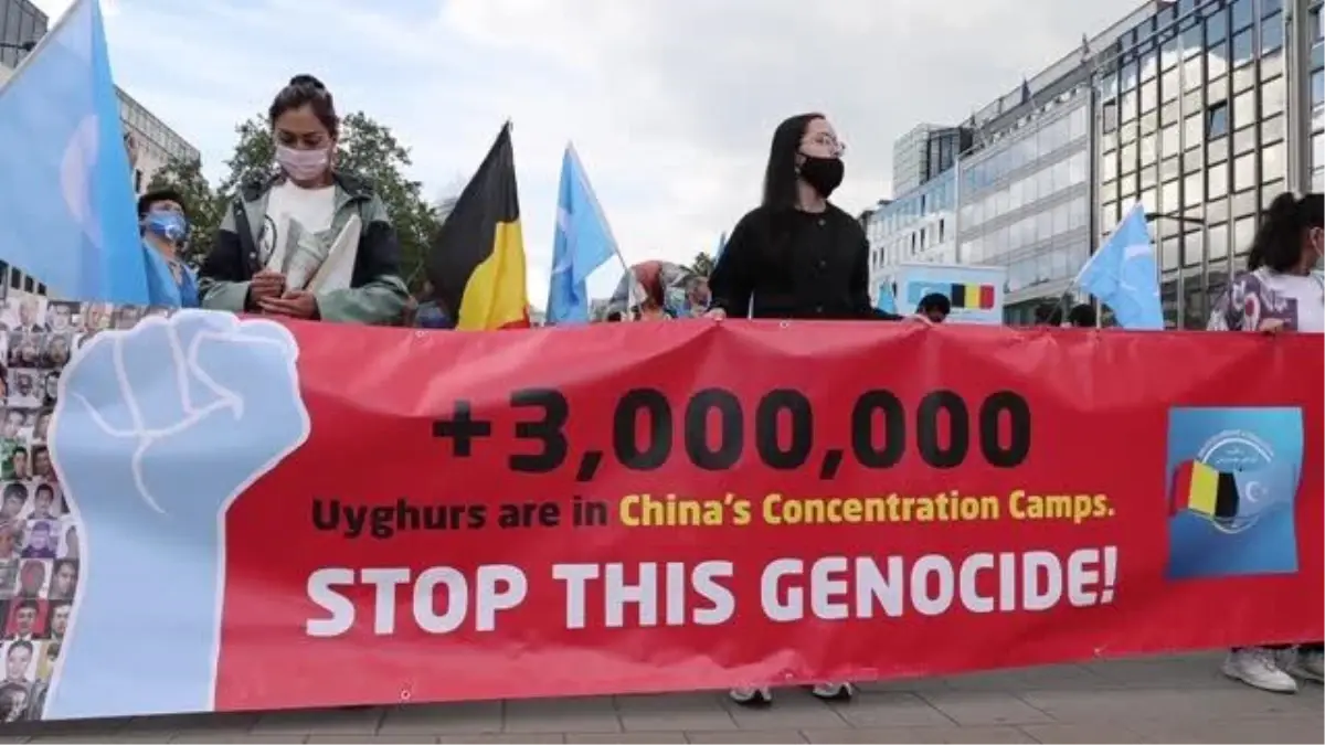 'Uygur Soykırımını Durdurun' protestosu