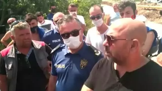 Yol çalışmasına kızan turizmciler eylem yaptı