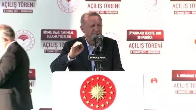 Cumhurbaşkanı Erdoğan, Diyarbakır'da yapımı tamamlanan projelerin toplu açılış töreninde konuştu: (3)