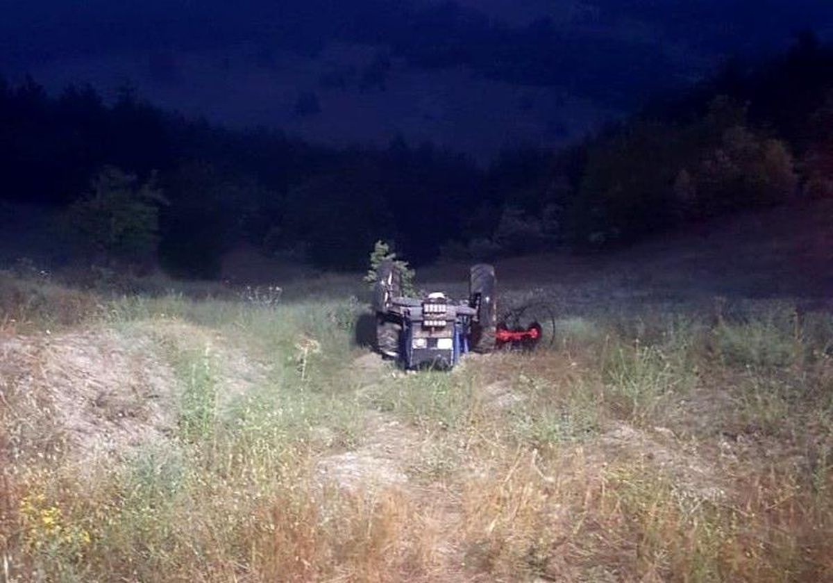 Son dakika haberi | Dursunbey'de traktör devrildi: 1 ölü