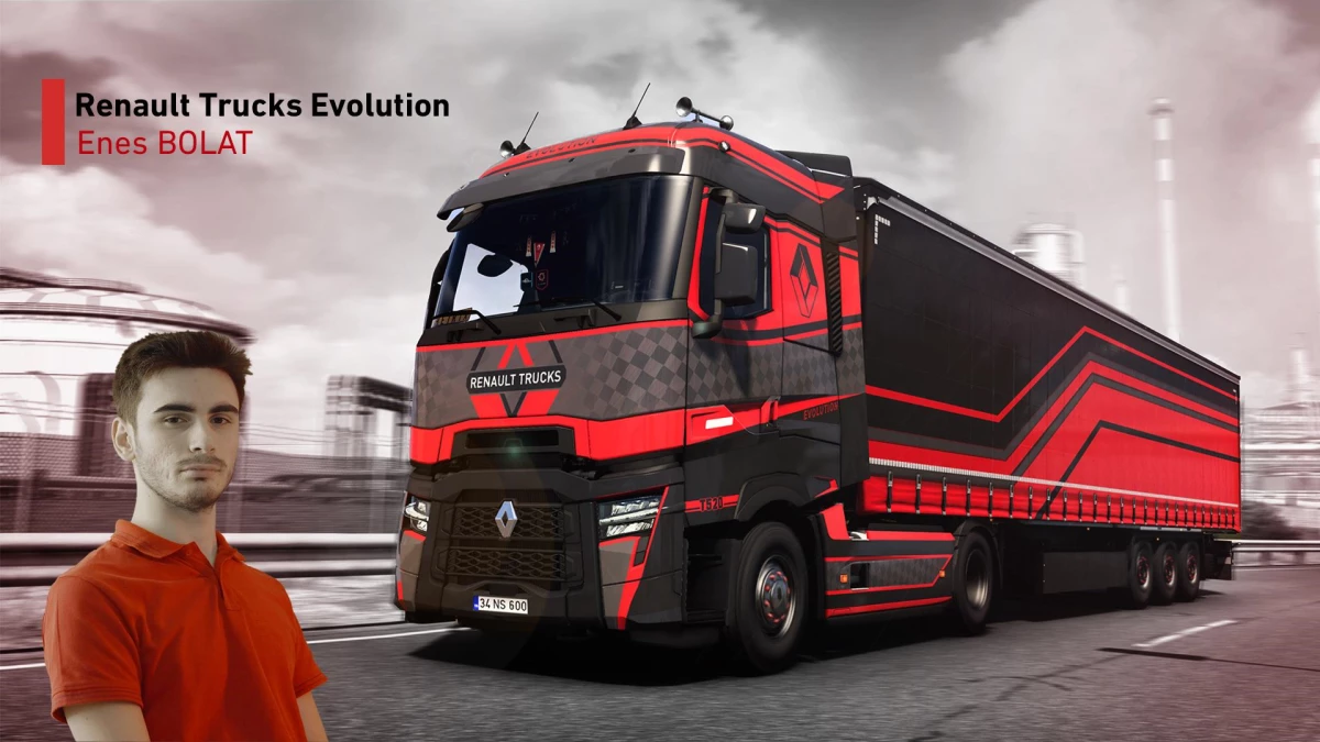 Renault Trucks'ın ETS 2 oyunundaki Uluslararası Tasarım yarışmasını bir