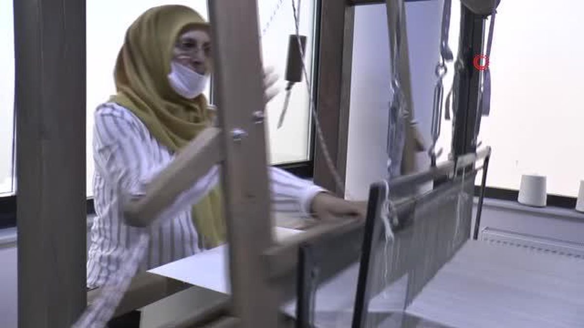 Romalıların yelkenlerde kullandığı Kandıra bezi, yeniden dokuma tezgahlarında