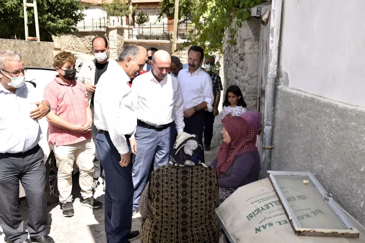 VALİ ÖZKAN VE BAŞKAN PEKYATIRMACI SİLLE'DE İNCELEMELERDE BULUNDU