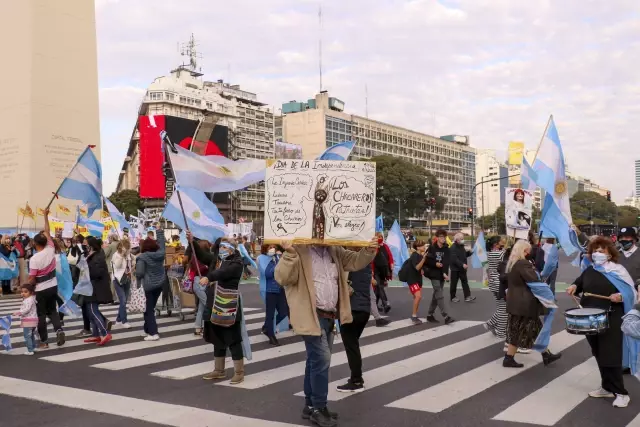 Son dakika! BUENOS AIRES - Arjantin'in bağımsızlık gününde hükümet karşıtı protestolar düzenlendi