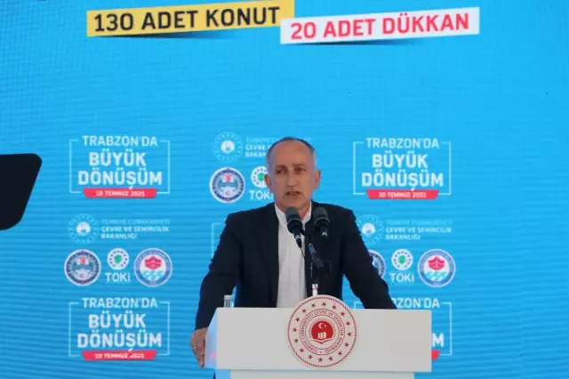 Son dakika haber! Çevre ve Şehircilik Bakanı Kurum, Çömlekçi Kentsel Dönüşüm Projesi temel atma töreninde konuştu Açıklaması